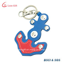 Promotion Anchor Shape PU Leather Key Chain for Gift